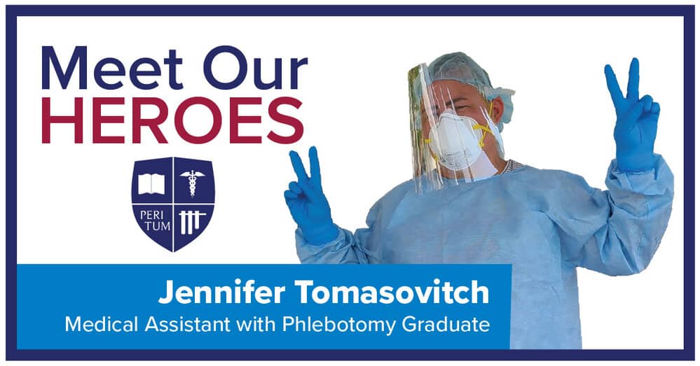 Jennifer Tomasovitch is a graduate of Bay Area Medical Academy's Medical Assistant with Phlebotomy Program.