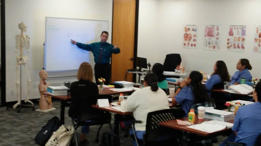 A Classroom of Apprentices on their first day of class.