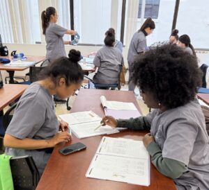 MA students in Certified Medical Assistant Training