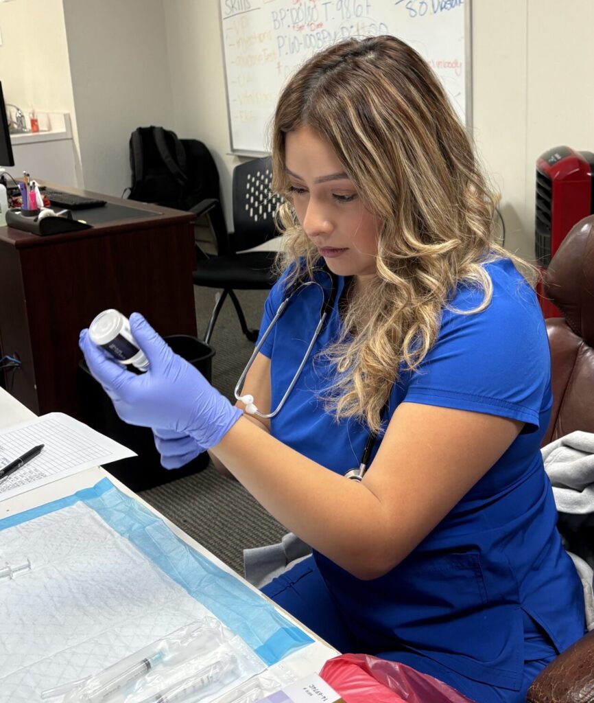 BAMA student progressed from medical assisting to phlebotomy