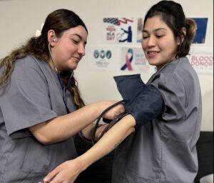 Medical assistants in training 
