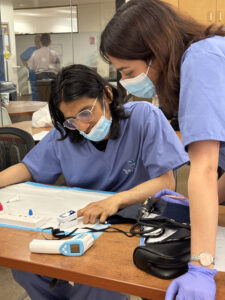students in healthcare training 