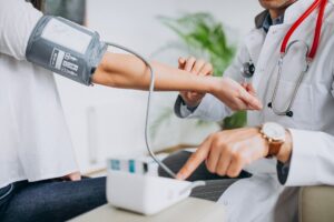 Healthcare worker in the their healthcare career